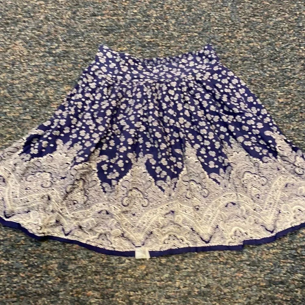 Japna Blue Tribal Print skirt sz. S